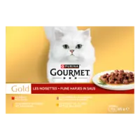 Gourmet Gold fijne hapjes met rund kalkoen zalm