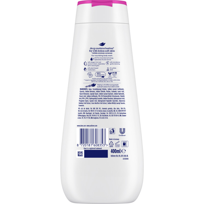 Een afbeelding van Dove Replenishing showergel