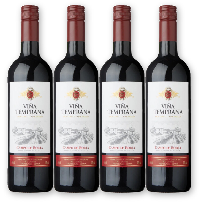 Viña Temprana Viña Temprana Tempranillo 4 flessen