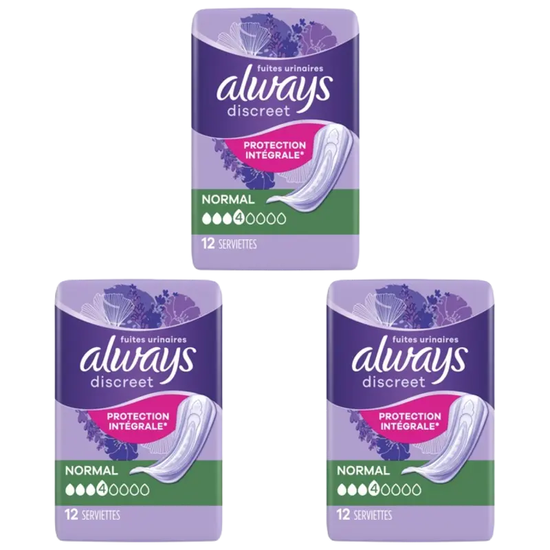 Always Maandverband Discreet Normal 3-pack