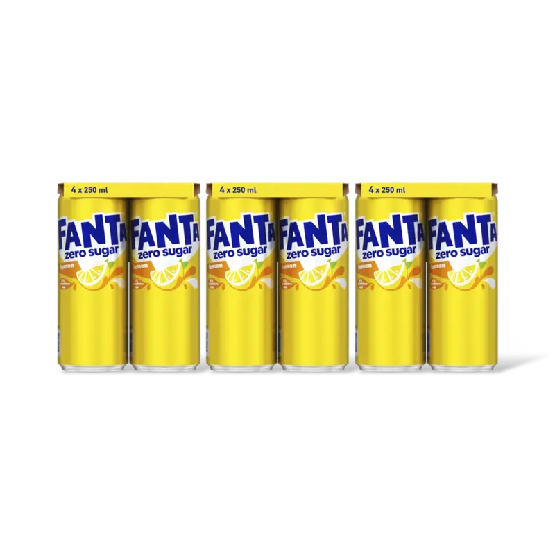 Fanta Lemon zero sugar 12-pack