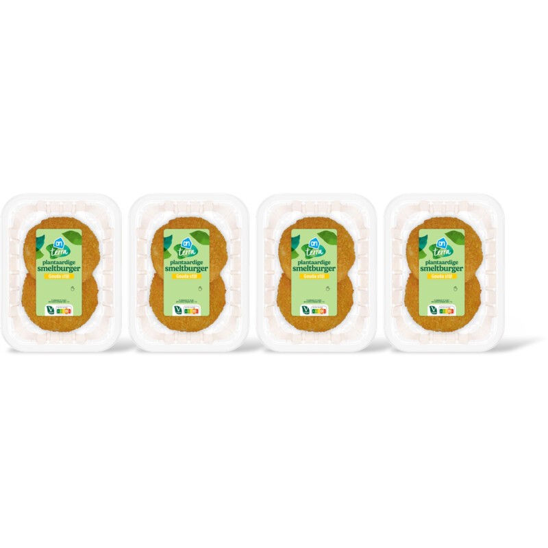 AH Terra Plantaardige smeltburger gouda stijl 4pk