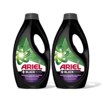 Ariel Vloeibaar+ black wasmiddel 2-pack