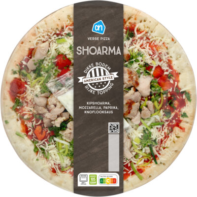 AH Verse pizza Amerikaanse stijl shoarma