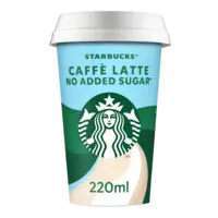 Starbucks Caffè latte no added sugar ijskoffie