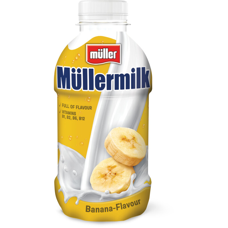 Müller Mullermilk banaan smaak