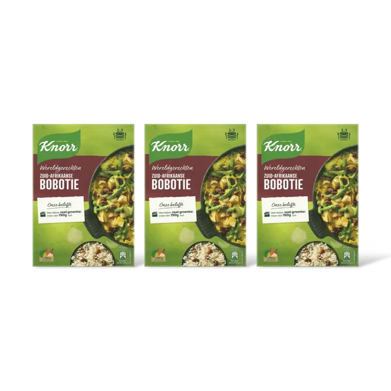 Knorr Zuid-Afrikaanse bobotie 3-pack