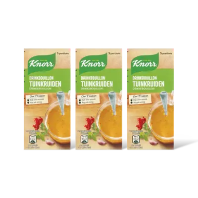 pdp-image-Knorr Drinkbouillon tuinkruiden 3-pack