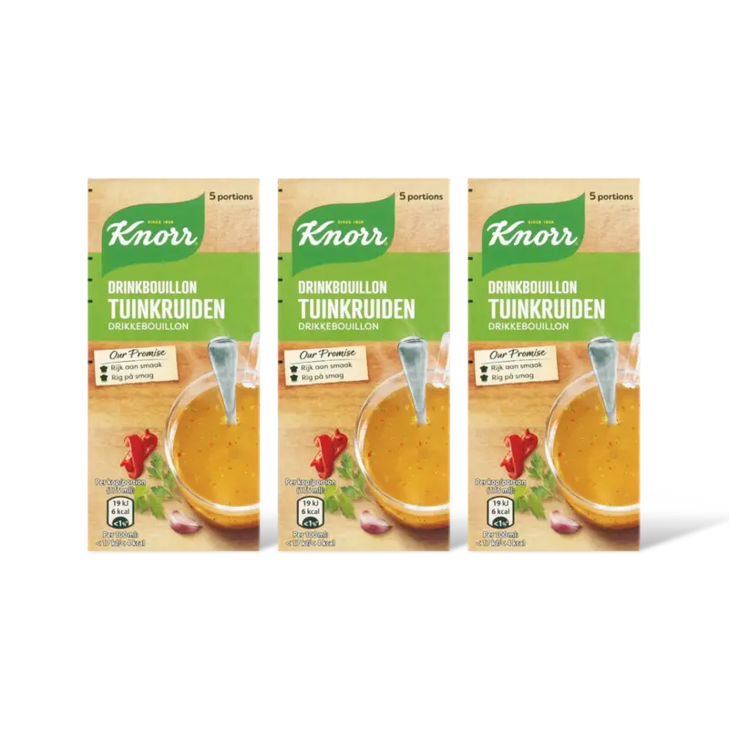 Drinkbouillon tuinkruiden 3-pack