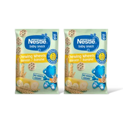 pdp-image-Nestlé Baby snack chewing wheels banan 10m+ 2pk