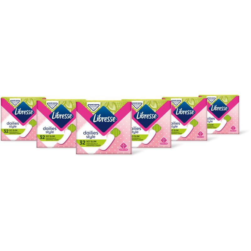 Libresse Dailies style so slim inlegkruisjes 6pck