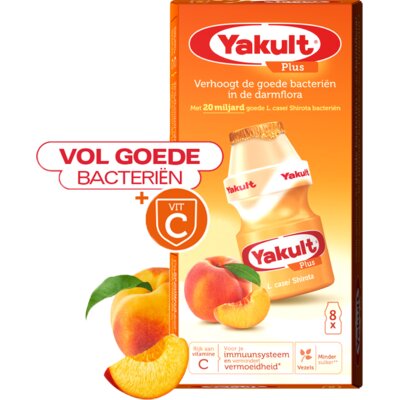 pdp-image-Yakult Plus perziksmaak 8-pack