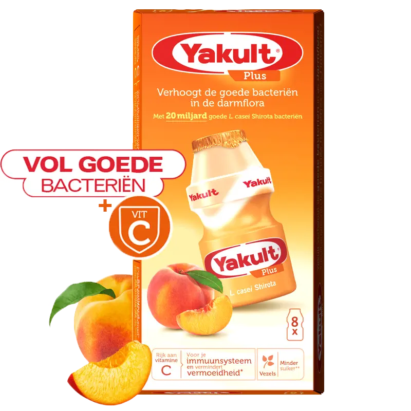 Plus perziksmaak 8-pack