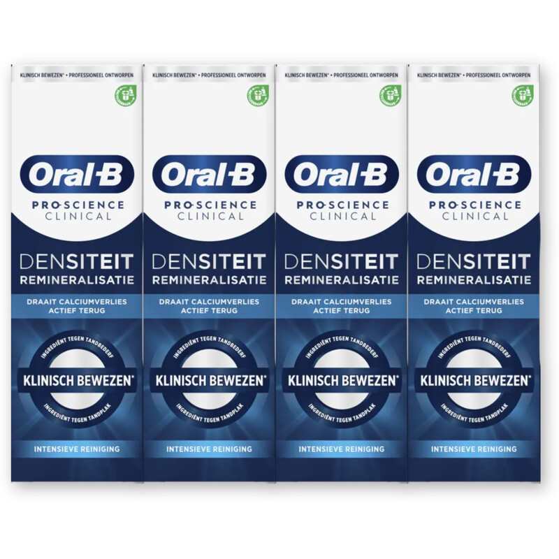 Oral-B Density linical tandpasta 4-pack