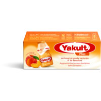 Een afbeelding van Yakult Plus perziksmaak 8-pack
