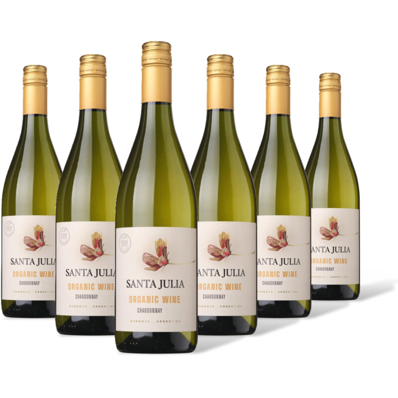 Santa Julia Chardonnay organic wine 6 flessen