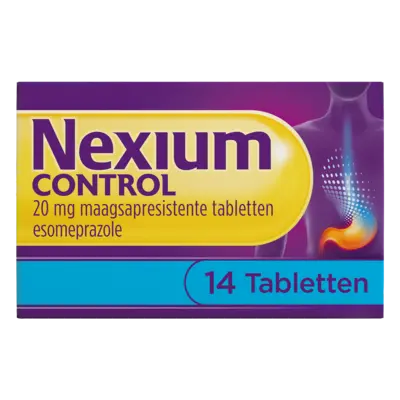 pdp-image-Nexium Control 20mg maagsapresistente tabletten