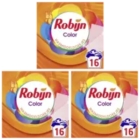 Robijn Wasmiddeldoekjes color 3-pack