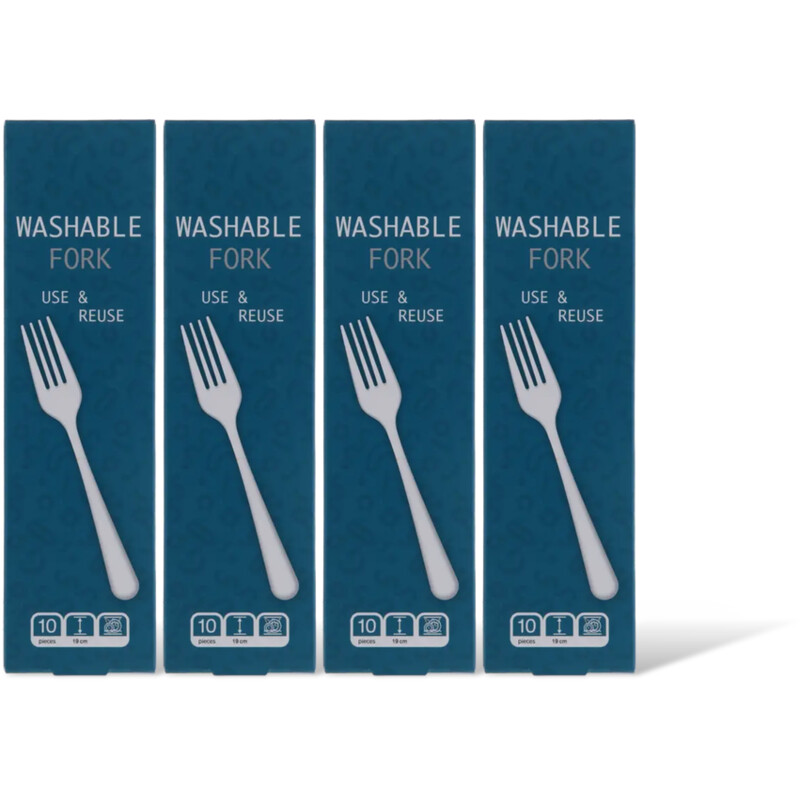 AH Vork herbruikbaar 4-pack
