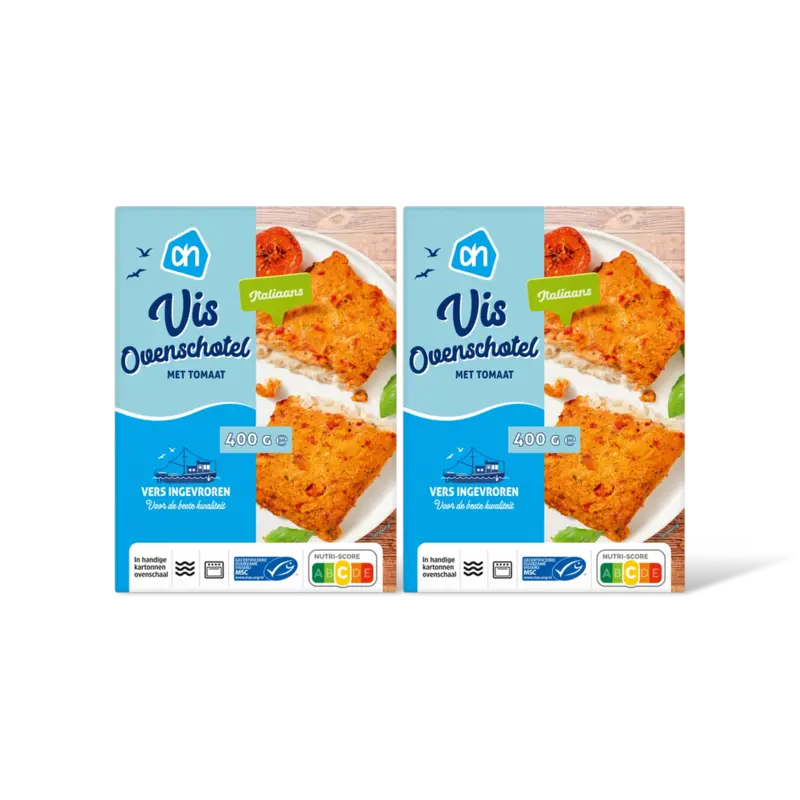 Vis ovenschotel met tomaat 2-pack