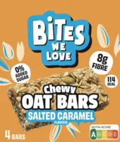 BitesWeLove Chewy oat bar salted caramel