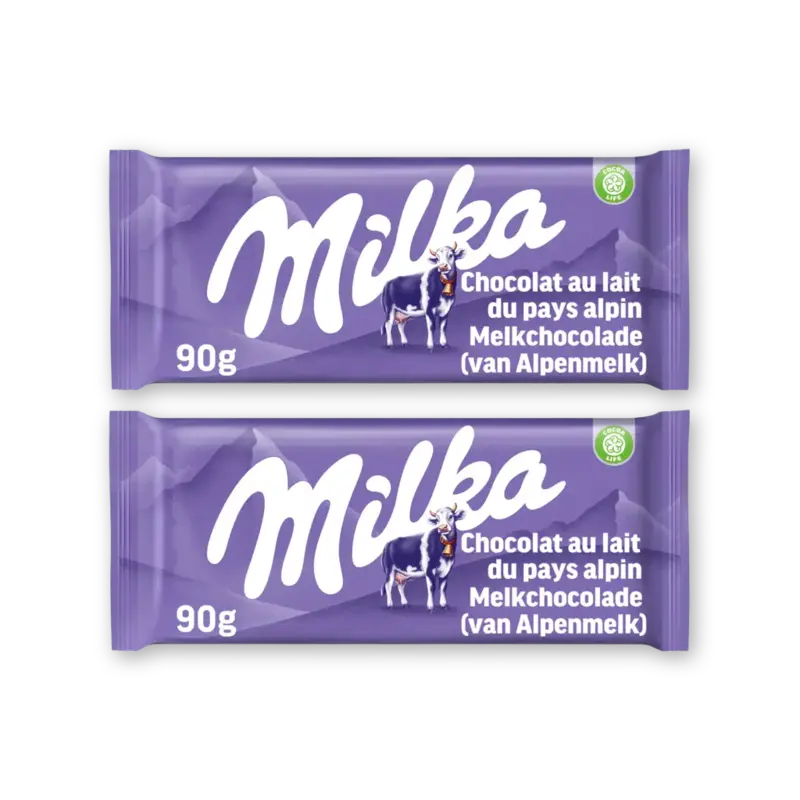 Chocoladereep alpenmelk 2-pack