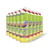 Glorix Toiletreiniger lime zonder bleek 9-pack