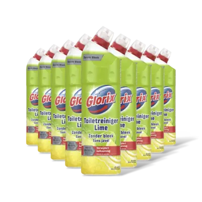 pdp-image-Glorix Toiletreiniger lime zonder bleek 9-pack