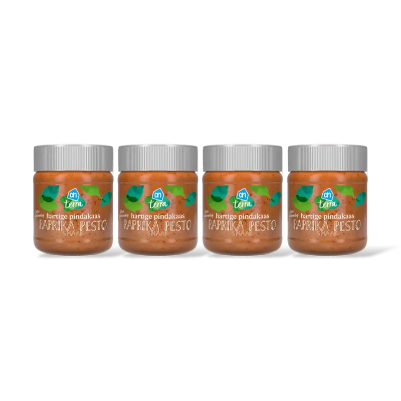 Hartig pindakaas paprika-pesto smaak 4pk