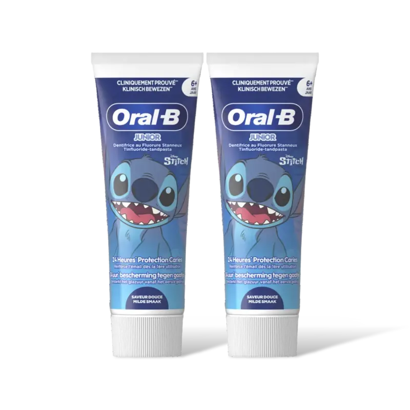 Oral-B Pro junior tandpasta 6-12 jaar 2-pack