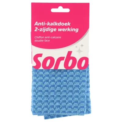 pdp-image-Sorbo Anti-kalkdoek 2-zijdige werking 32x38cm