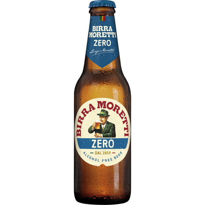 Een afbeelding van Birra Moretti Zero alcoholvrij bier
