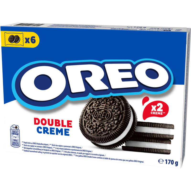 Een afbeelding van Oreo Cookies double creme