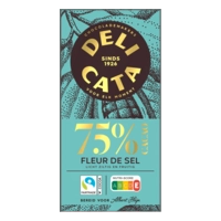 Delicata Reep puur fleur de sel 75% cacao