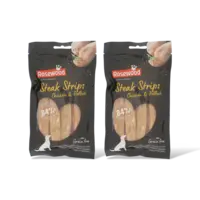 Rosewood Steak strips chicken & pollock 2-pack