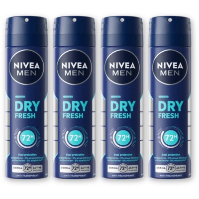 pdp-image-NIVEA Men dry fresh anti transpirant spray 4pk