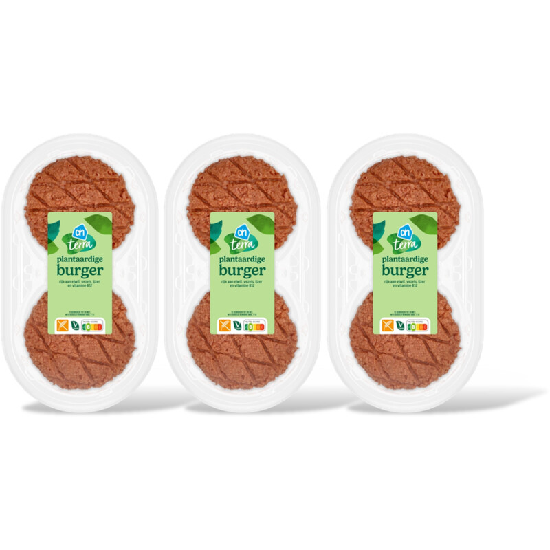 AH Terra Plantaardige burger 3-pack