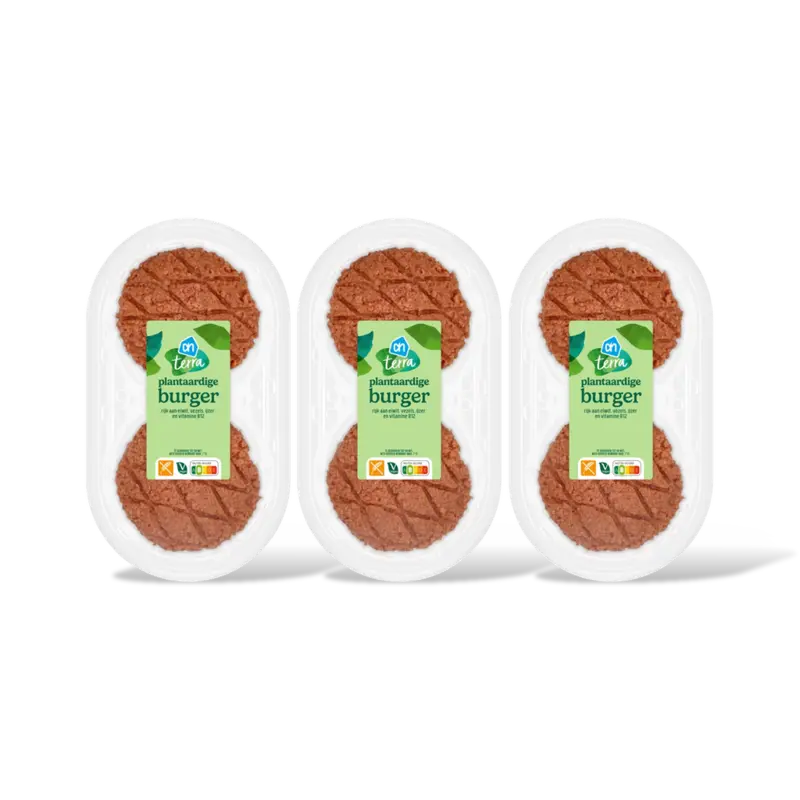 AH Terra Plantaardige burger 3-pack