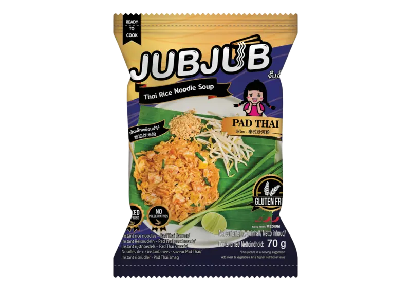 JubJub Instant rijstnoedel pad thai glutenvrij