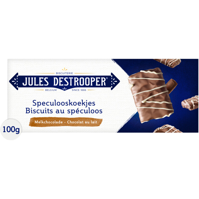 Een afbeelding van Jules Destrooper Kandijkoekjes in chocolade