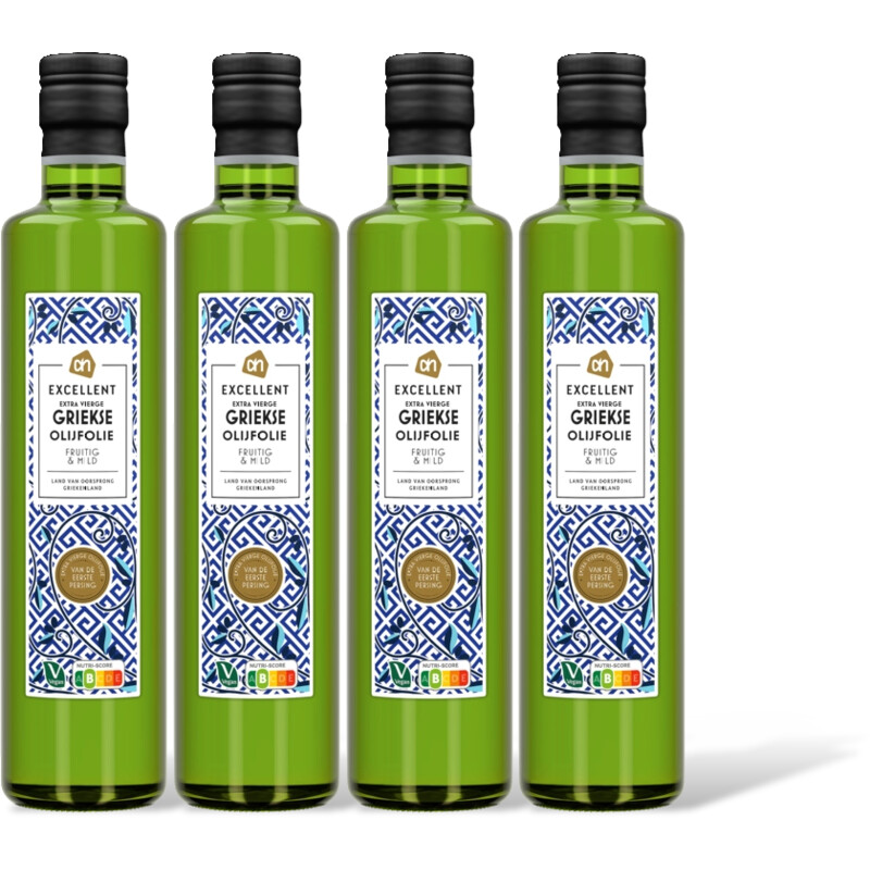 AH Excellent Griekse olijfolie extra vierge 4-pack