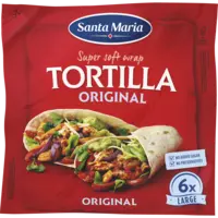 Santa Maria Tortilla wraps original 6x large