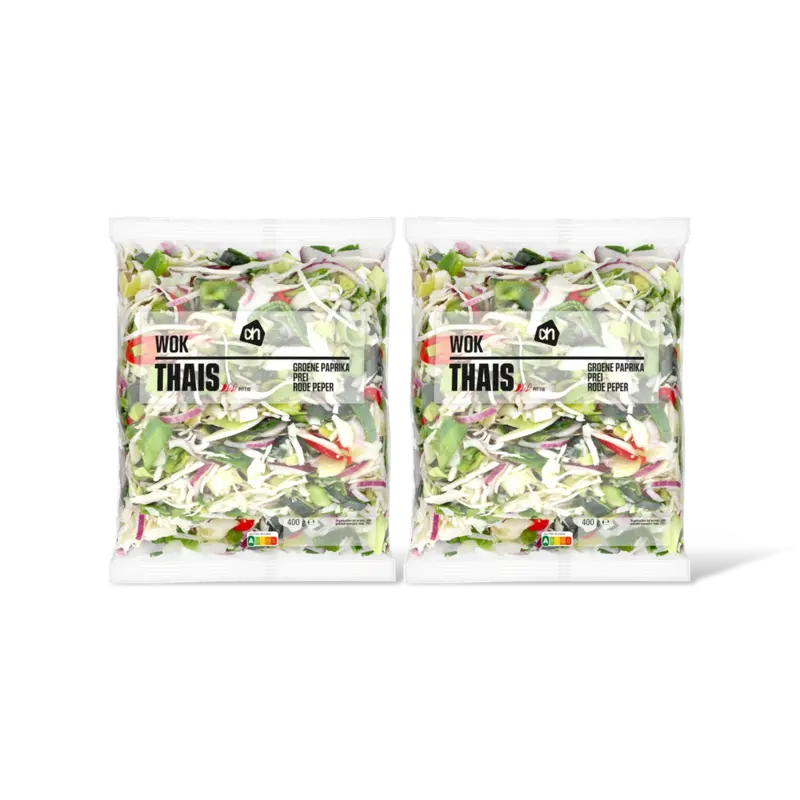 AH Thaise wokgroente prei rode peper 2-pack