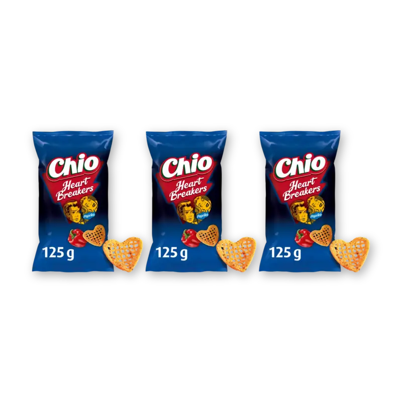 Chio Heartbreakers paprika 3-pack