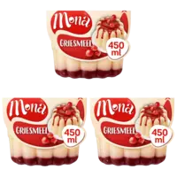 Mona Griesmeelpudding 450ml 3-pack