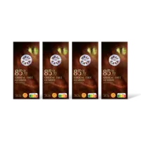 Delicata Reep 85% cacao groene thee gember 4-pack