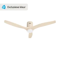 Hombli Smart ceiling fan sand wood