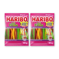 Haribo Soda straws f!zz zuur 2-pack
