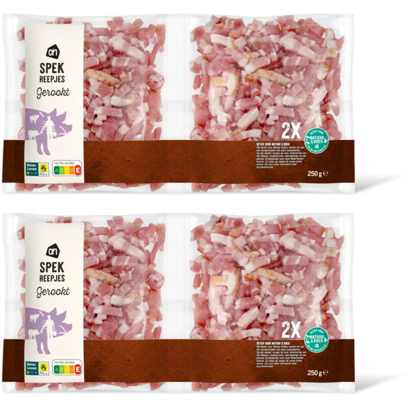 AH Gerookte spekreepjes 2-pack