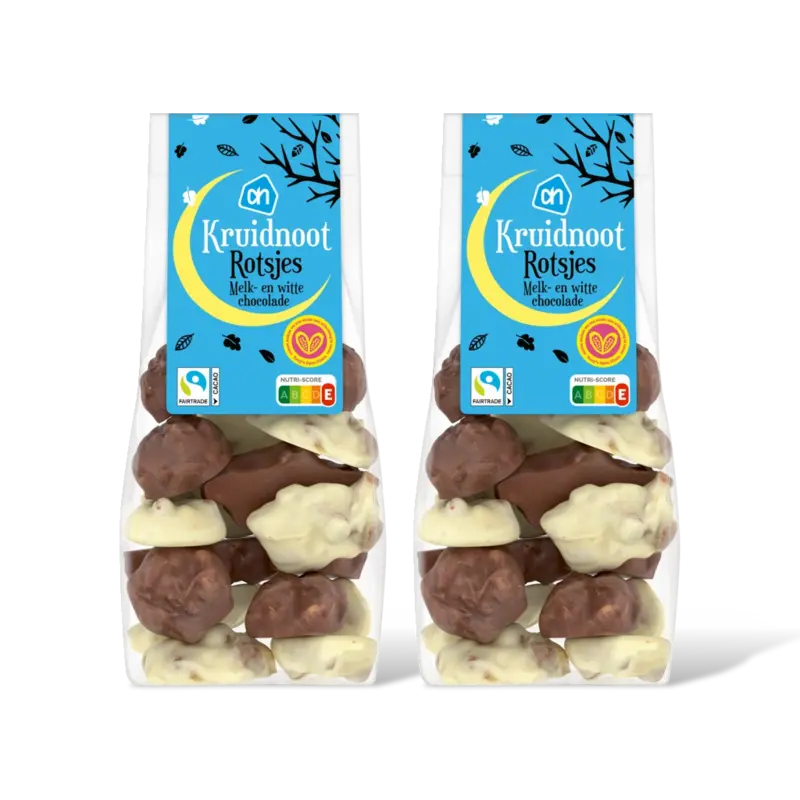 AH Kruidnoot rotsjes 2-pack